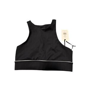 NWT IVL black and white curve bra sports retails at $58 sz 8